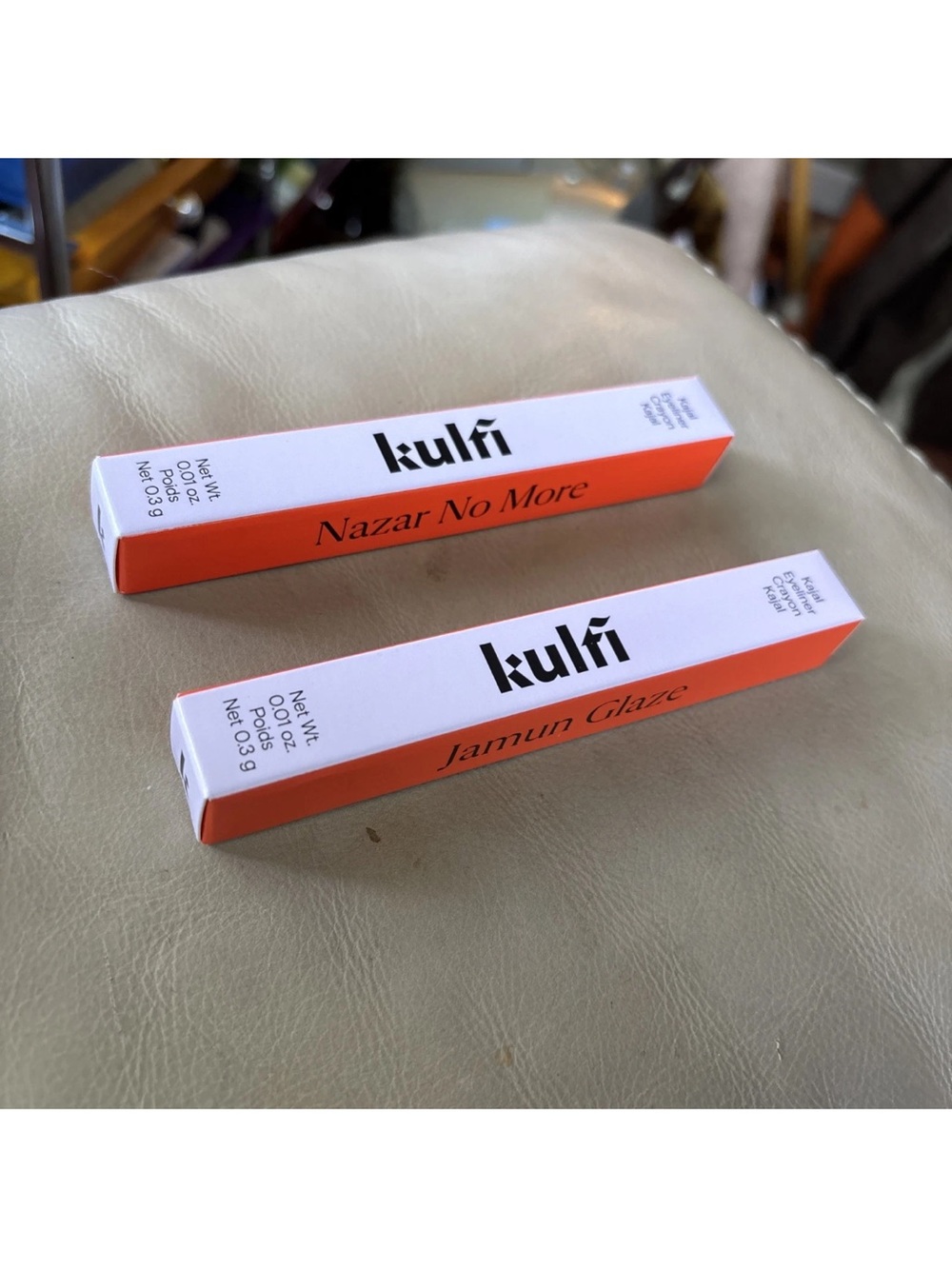 Kulfi Lip Color Duo Eyeliner Crayons in in Shades Nazar No More & Jamun Glaze